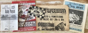 Programas De Colección Stock Enano Super Modificado Coche Carreras + Speedway News Años 70 - Imagen 1 de 18