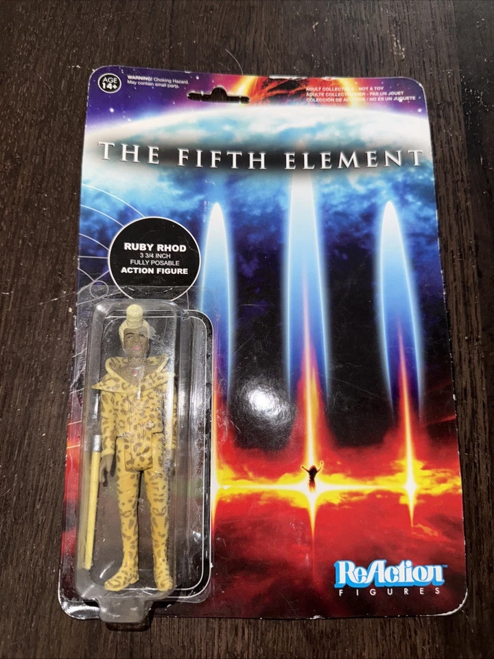 TARJETA FIGURA FUNKO REACTION THE QUINTH ELEMENT RUBY RHOD 3.75" - NUEVA Foto 1 de 4
