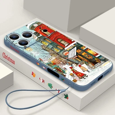 Christmas Phone Case For iPhone 17 Pro Max Air 16 15 14 13 12 Shockproof Cover - Image 1 of 4