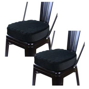 14x14 Inch Non-Slip Metal Dining Chair Pads Set of 2 Soft Bar Stool Cushions - Picture 1 of 7