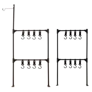 Convenient To Carry Double Levels Hanging Racks Lightweight Design Organized - Zdjęcie 1 z 14