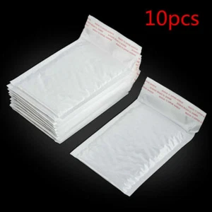 New 10PCS Lot Poly Bubble Mailers Padded Envelopes Shipping Bags Self Seal - Picture 1 of 9