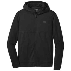 Outdoor Research Herren Bariton Hoodie mit durchgehendem Reißverschluss - klein, schwarz - Bild 1 von 2