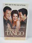 Three To Tango, Mathew Perry, Dylan Mcdermott, Vhs Tape, Vintage Video, Movie M