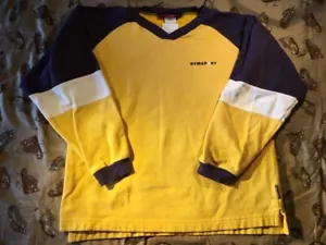 Vintage Gymboree 1998 Road Trip Pullover Sweatshirt strukturierte Baumwolle 6 7 Jahre EUC - Bild 1 von 3