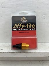 JIFFY-TITE #22606 Q/R #6 Str Hose End Plug Valved  Gold/Black