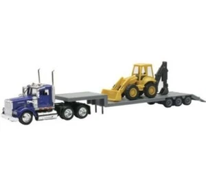 NUEVO RAY Kenworth W900 Lowboy con Bulldozer 1/43 Modelo Vehículo Réplica 15303 - Imagen 1 de 1
