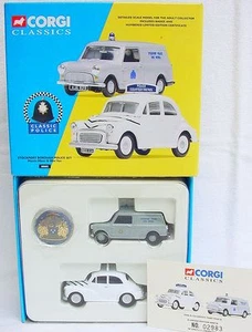 Corgi Toys Classics 1:43 MORRIS MINI STOCKPORT BOROUGH POLICE SET Car MB`97 RARE - Picture 1 of 1