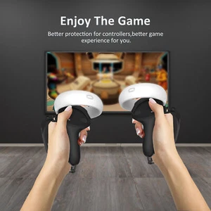 Vr Handle Cover Comfortable Anti-fall Half-wrap Handle Protector Forfor Oculus - Picture 1 of 11