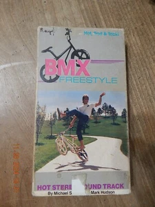 Vtg BMX Freestyle Vintage 1986 VHS Simitar Ent Michael Sembello Mark Hudson - Picture 1 of 2