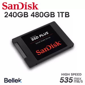 SanDisk SSD PLUS 480GB 1TB Sata III 2,5 Zoll Interne SSD, bis zu 535 MB/s - Bild 1 von 4