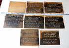 Vintage Brand Salmon Label Tin Can Box Crate Stencil Lot of 8 Alaska & Others
