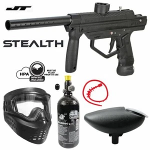 Maddog JT Stealth Semi-Automatic Bronze HPA Paintball Gun Starter Package - Picture 1 of 6