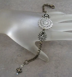 Neu Christliches Kreuz Motiv Funkelnde Strass Kristall Modeschmuck - Bild 1 von 8