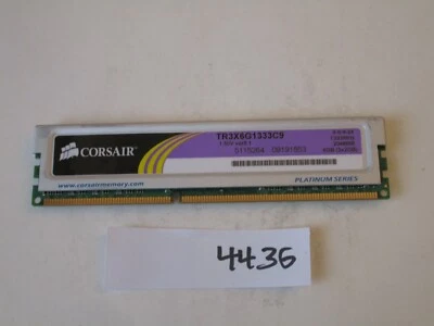 Corsair TR3X6G1333C9 2Gb PC3-10600 1333Mhz DDR3 Desktop Memory RAM (4436) - Image 1 of 2