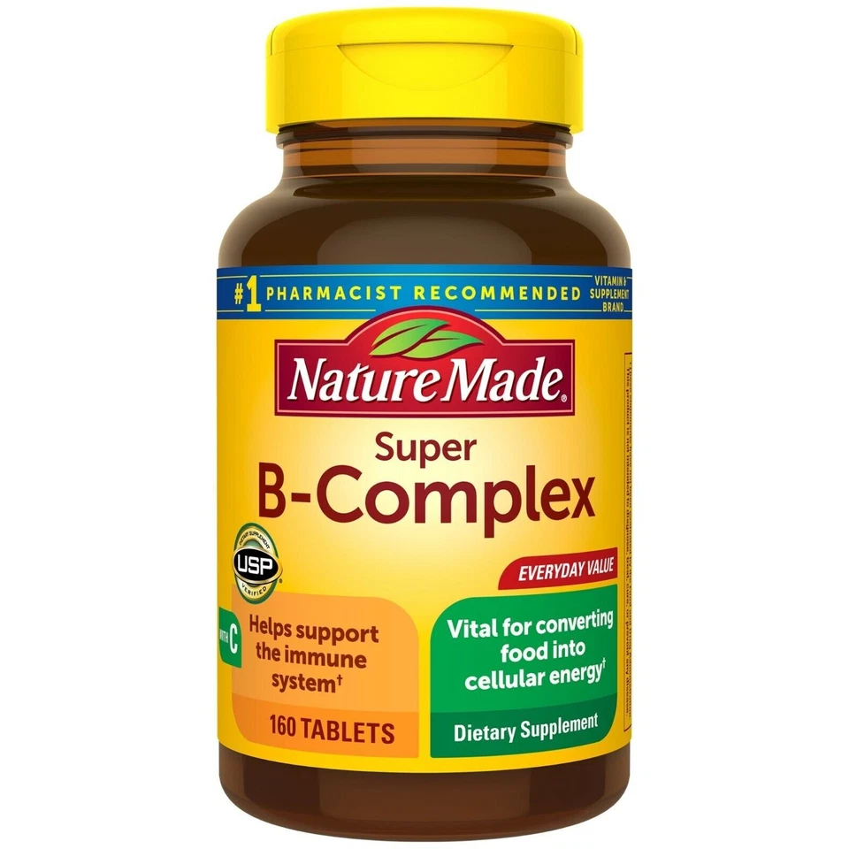Nature Made Super B-Complex 160 Comprimidos Nuevo y Precintado Foto 1 de 1