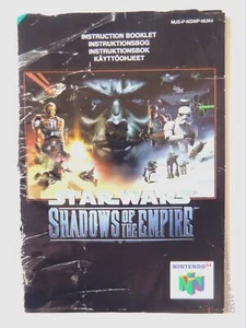 51342 Anleitung - Star Wars Shadows Of The Empire - Nintendo 64 (1996) - Bild 1 von 1
