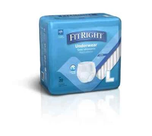 FitRight Adult Incontinence Underwear - Large - 3 Packs of 20 Ct , 60 Total - Picture 1 of 4