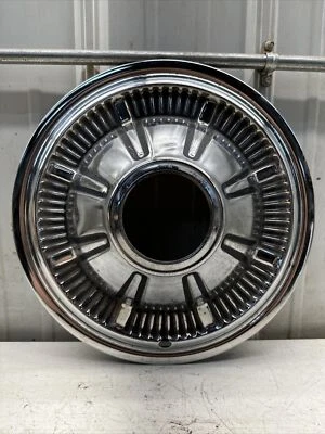 1966-1977 Ford Bronco F-100 F-150 Chrome Red 15" Hubcap Hub Cap Wheel Cover Foto 1 de 3