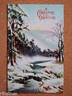 R&L Postcard: Christmas Greetings, Winter Snow Landscape, Wildt & Kray