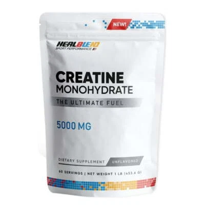 Creatina Monohidrato en Polvo 5000mg para Ganancia Muscular, Rendimiento y Pre-Entrenamiento Foto 1 de 4