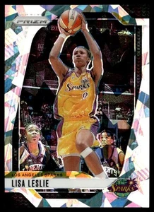 2024-25 Prizm Cracked Ice Prizms WNBA Lisa Leslie Los Angeles Sparks #98 - Picture 1 of 2