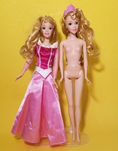 2 Disney Prinzessin Dornröschen Puppen 2003 Mattel - Bild 1 von 7