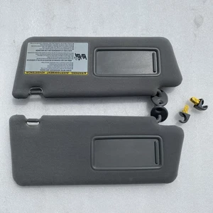 Juego de parasol gris para conductor pasajero Toyota Tacoma 2005-2015 doble cabina OEM - Imagen 1 de 14
