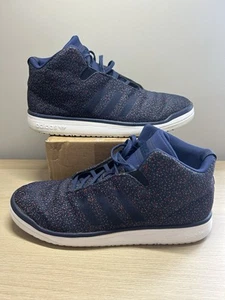 adidas Originals Veritas Mid From the Fading Weave Pack Navy Pattern Size 10.5 - Picture 1 of 20