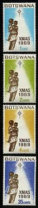 Botswana 1969 Scott # 54-57 MLH Set - Picture 1 of 1