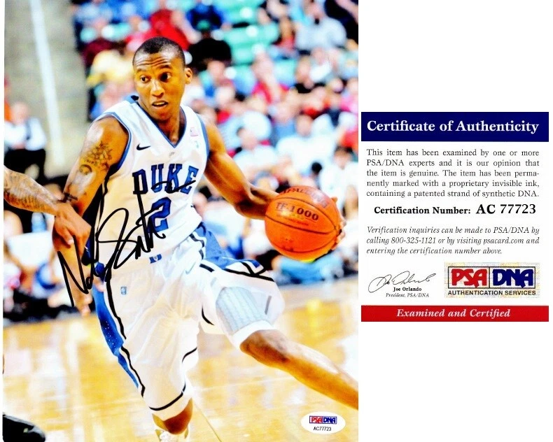 Nolan Smith Signed Autographed Duke Blue Devils 8x10 Photo 2010 Champs + PSA/DNA - Image 1 of 1