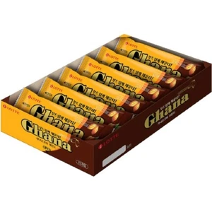 Lotte Ghana Amond Schokolade Schokoriegel süßer Snack komplette Packungen 43g 12ea Koreanisch - Bild 1 von 15