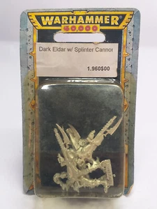 WARHAMMER 40K DUNKEL ELDAR MIT SPLITTERKANONE Spiele Workshop Zitadelle NEU Blisterpackung - Bild 1 von 8
