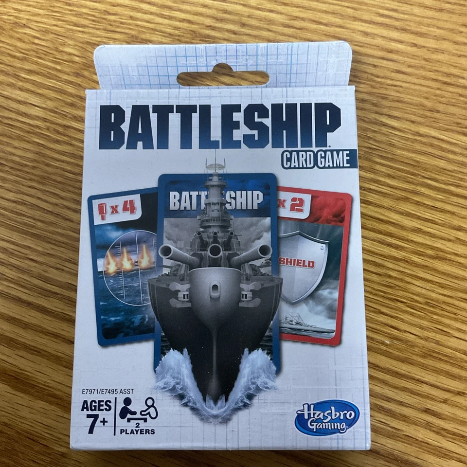 Hasbro Battleship Card Game Kids Ages 7 and Up 2 Players Strategy Combat Game