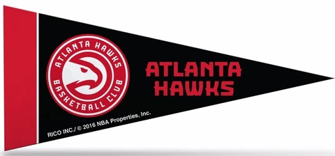 Atlanta Hawks NBA Mini Pennants, 4" x 9" - Licensed by Rico Cover