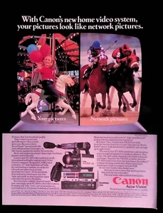 Canon Video System Camera Print Ad - 8" x 10.75" - Playboy Jan. '85 D107 - Picture 1 of 1