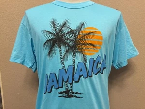 Vintage 80’s Jamaica Palm Tree Vacation T-shirt L - Picture 1 of 4
