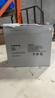 APOLLOLIFT 12V/65A Battery for 3300lbs Full Electric Pallet Jack Truck Only 2PCS