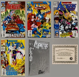 BLOODTIES 1-5 AVENGERS X-MEN LIMITED SIGNED 30TH ANNIVERSAY COA - Picture 1 of 13
