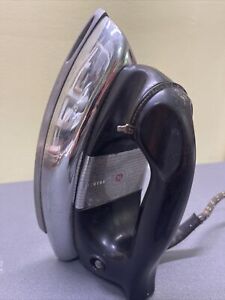 Vintage GE General Electric Iron Chrome Dry Iron with  Light Tested 129F23