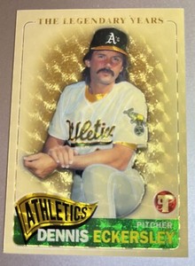 2005 Topps Pristine Dennis Eckersley Legendary Years Superfractor 1/1 Athletics