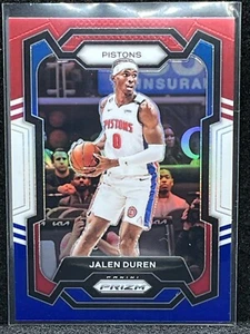 Jalen Duren 2023-24 Panini Prizm RED WHITE BLUE PRIZM NBA Card Pistons #210 - Picture 1 of 1