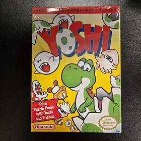 Yoshi Nintendo NES 1992 FACTORY SEALED H-Seam NEW Minor Box Ding See Pictures