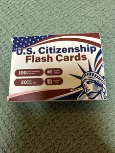US Citizenship Flash Cards 2025, 4.5”x3.25”Flashcards - Bild 1 von 2