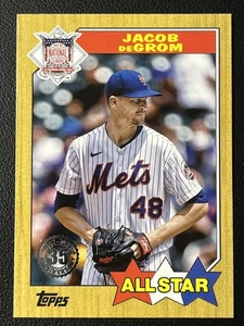 2022 Topps Jacob deGrom 1987 35th Anniversary All-Stars New York Mets - Picture 1 of 2
