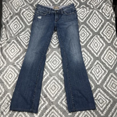 Paige Jeans Womens 28 Boot Cut Low Rise Laurel Canyon Made in USA W30 L32" - Image 1 of 4