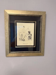 PABLO PICASSO SIGNED ORIGINAL STAMPED LITHOGRAPH 18" X 20" - Picture 1 of 7