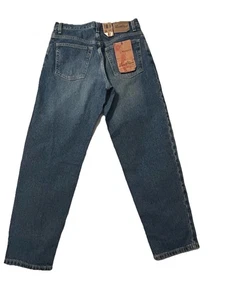 Levi Strauss Signature Relaxed Fit Medium Wash Jeans Misses 10 Short - Picture 1 of 4