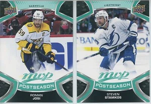 LOTTO U PICK EM 2021-22 21-22 Upper Deck UD MVP POSTSEASON SP Set di carte Inserto - Foto 1 di 1