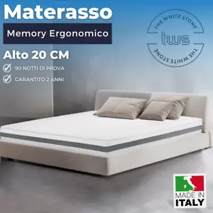 Materasso Matrimoniale Ortopedico Antibatterico con Rivestimento Ipoallergenico - Zdjęcie 1 z 4